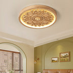 Aveloro Ornata LED-Deckenleuchte in Holzoptik