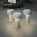 Aveloro Mycella LED-Pilz-Tischlampe Detailansicht Touch-Sensor