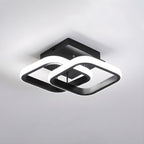 Aveloro Formex LED-Deckenleuchte Schwarz Quadrat Kaltweiß