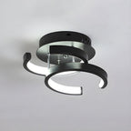 Aveloro Formex LED-Deckenleuchte Schwarz Mond Kaltweiß