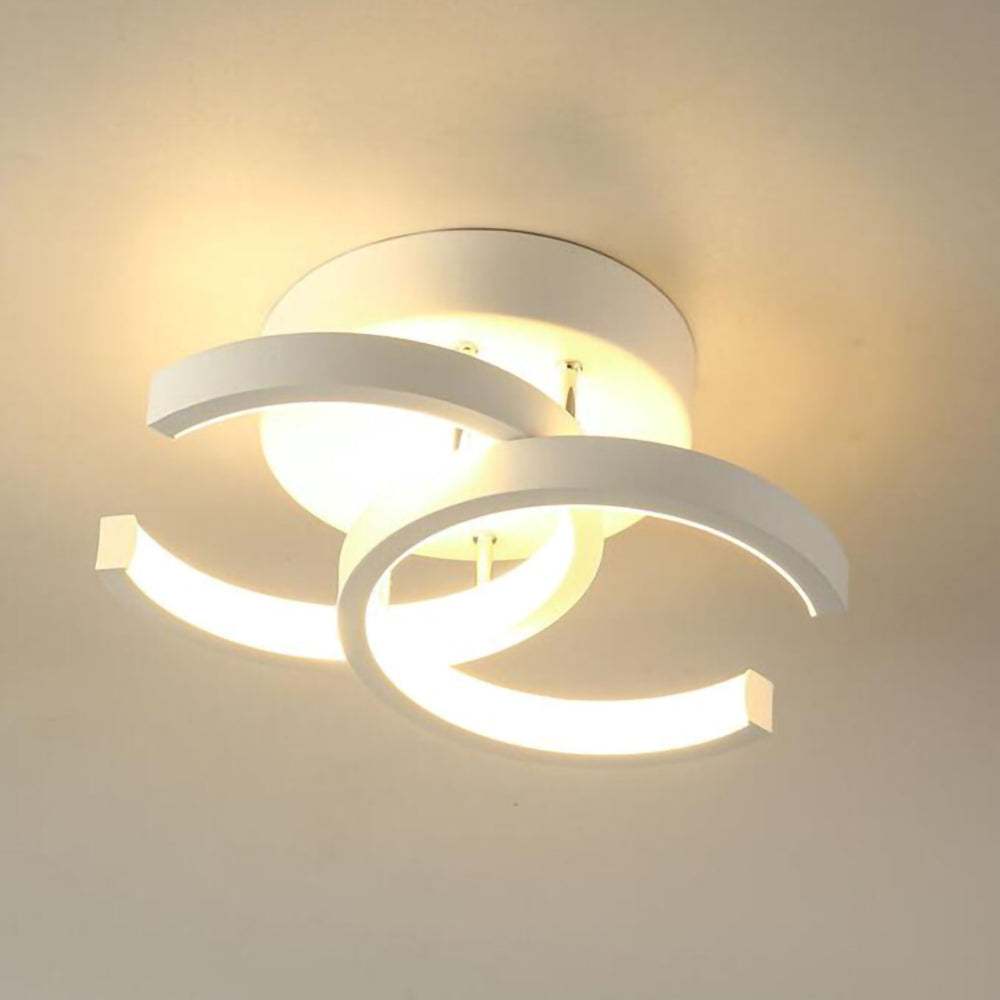 Aveloro Formex LED-Deckenleuchte Weiß Mond umschaltbar