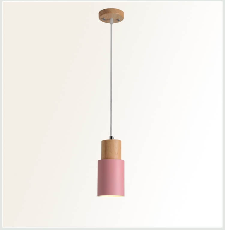 Aveloro Colvera Zylinder-Pendelleuchte in Rosa