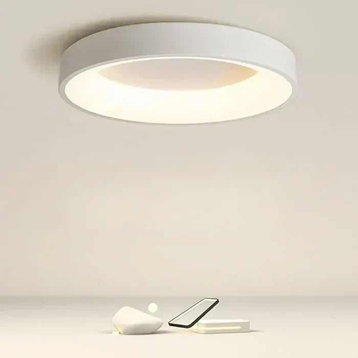 Aveloro Grigetta LED-Deckenleuchte in Grau