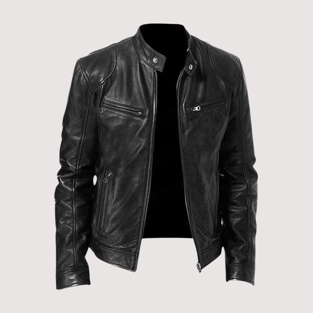 Aveloro Audace Lederjacke am Model