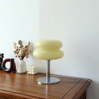 Aveloro Macarona Glas-Tischlampe in Beige