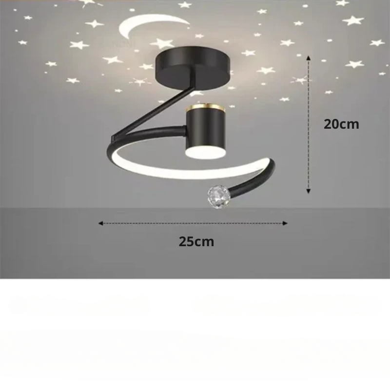 Aveloro Astria LED-Deckenleuchte Maßangabe