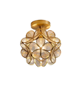 Aveloro Corolla Deckenlampe Blumendesign in Transparent