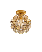 Aveloro Corolla Deckenlampe Blumendesign in Transparent