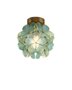 Aveloro Corolla Deckenlampe Blumendesign in Grün
