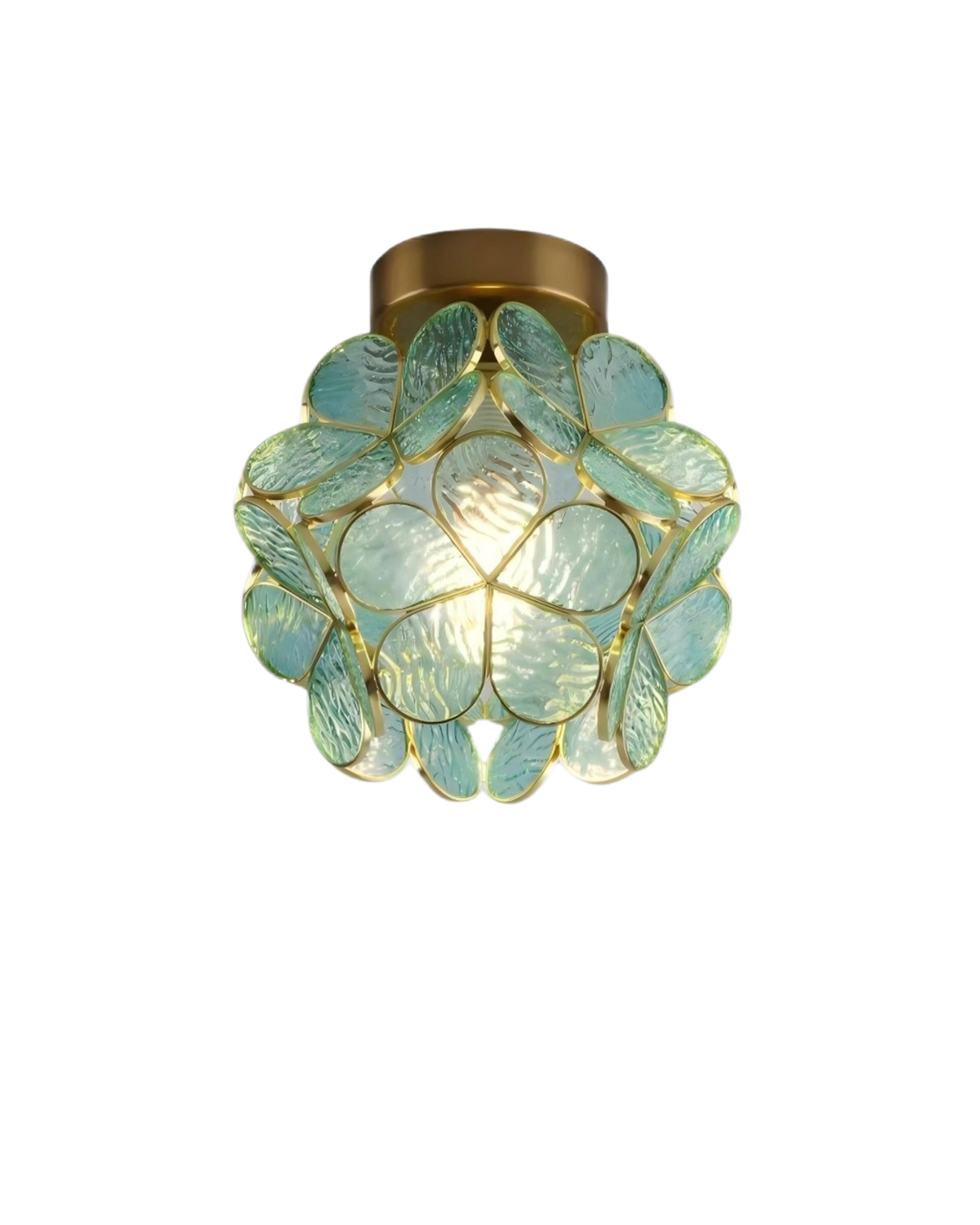 Aveloro Corolla Deckenlampe Blumendesign in Grün