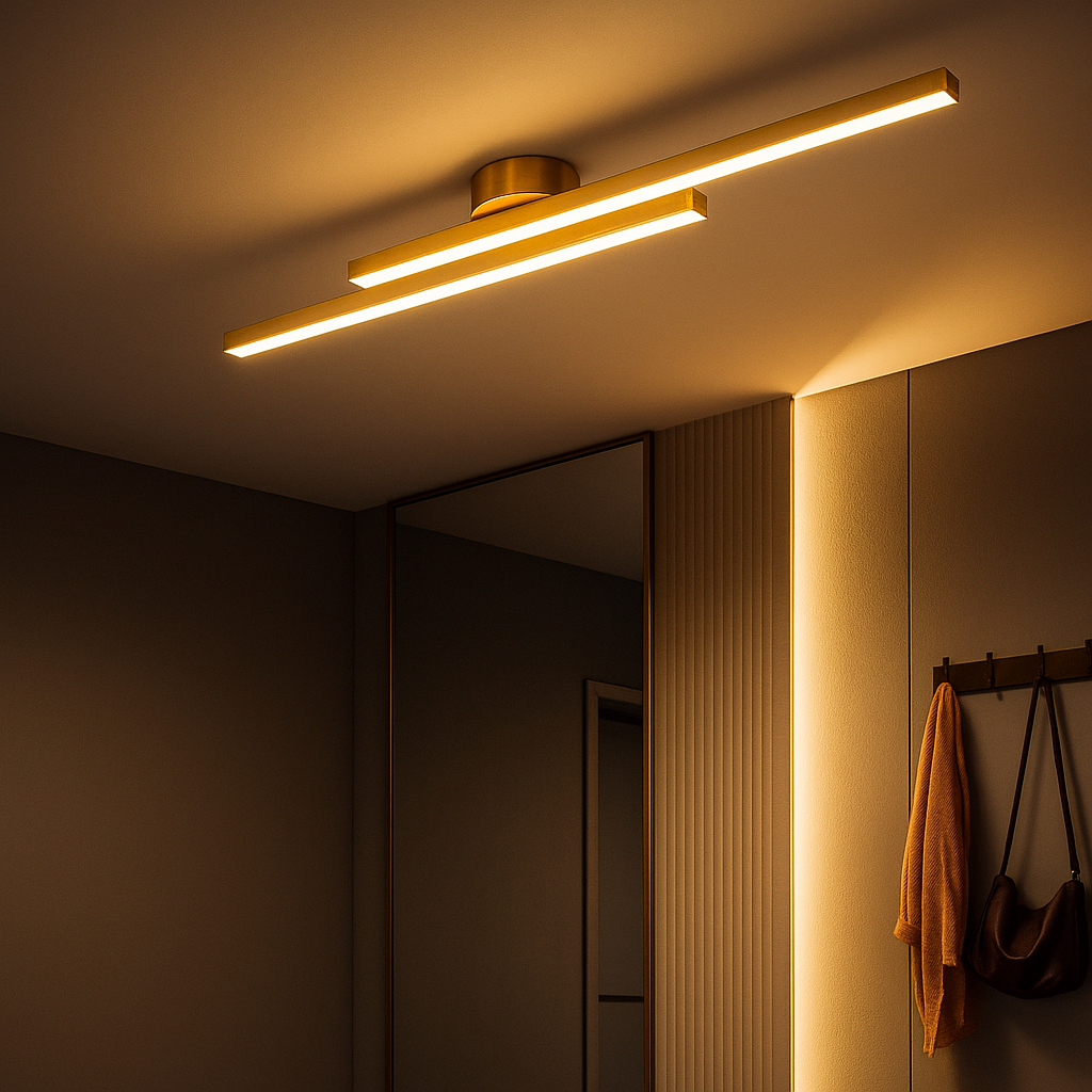 Aveloro Alveo LED-Deckenlampe Anwendungsbild Wohnzimmer