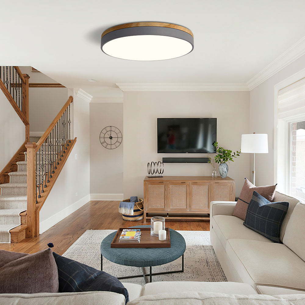 Aveloro Rondera LED-Deckenlampe Anwendungsbild Schlafzimmer