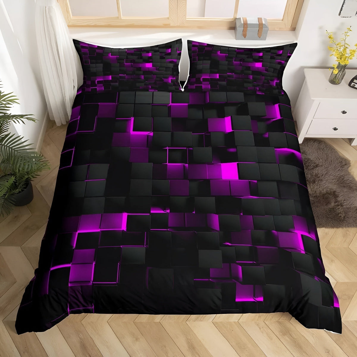 Aveloro Gridora Bettwäsche-Set im Schlafzimmer