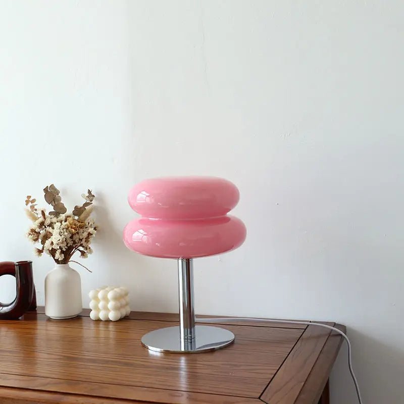 Aveloro Macarona Glas-Tischlampe Detailansicht