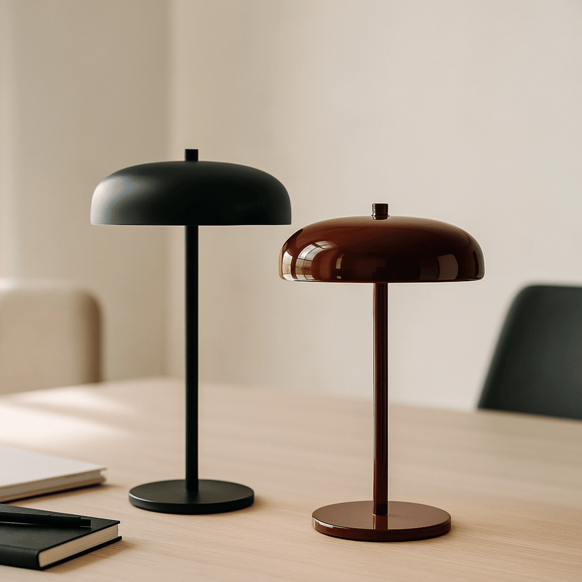 Aveloro Cupola LED-Tischlampe USB-Ladeanschluss