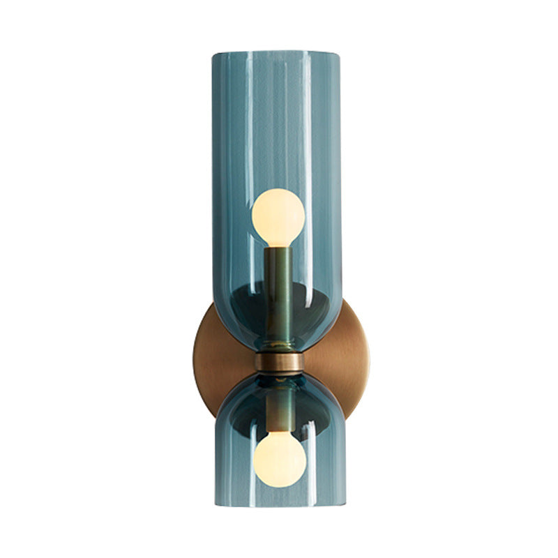 Aveloro Duetta Wandleuchte Detailansicht Glasschirm