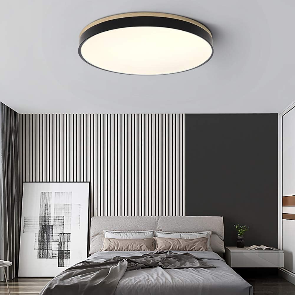 Aveloro Rondera LED-Deckenlampe in Schwarz