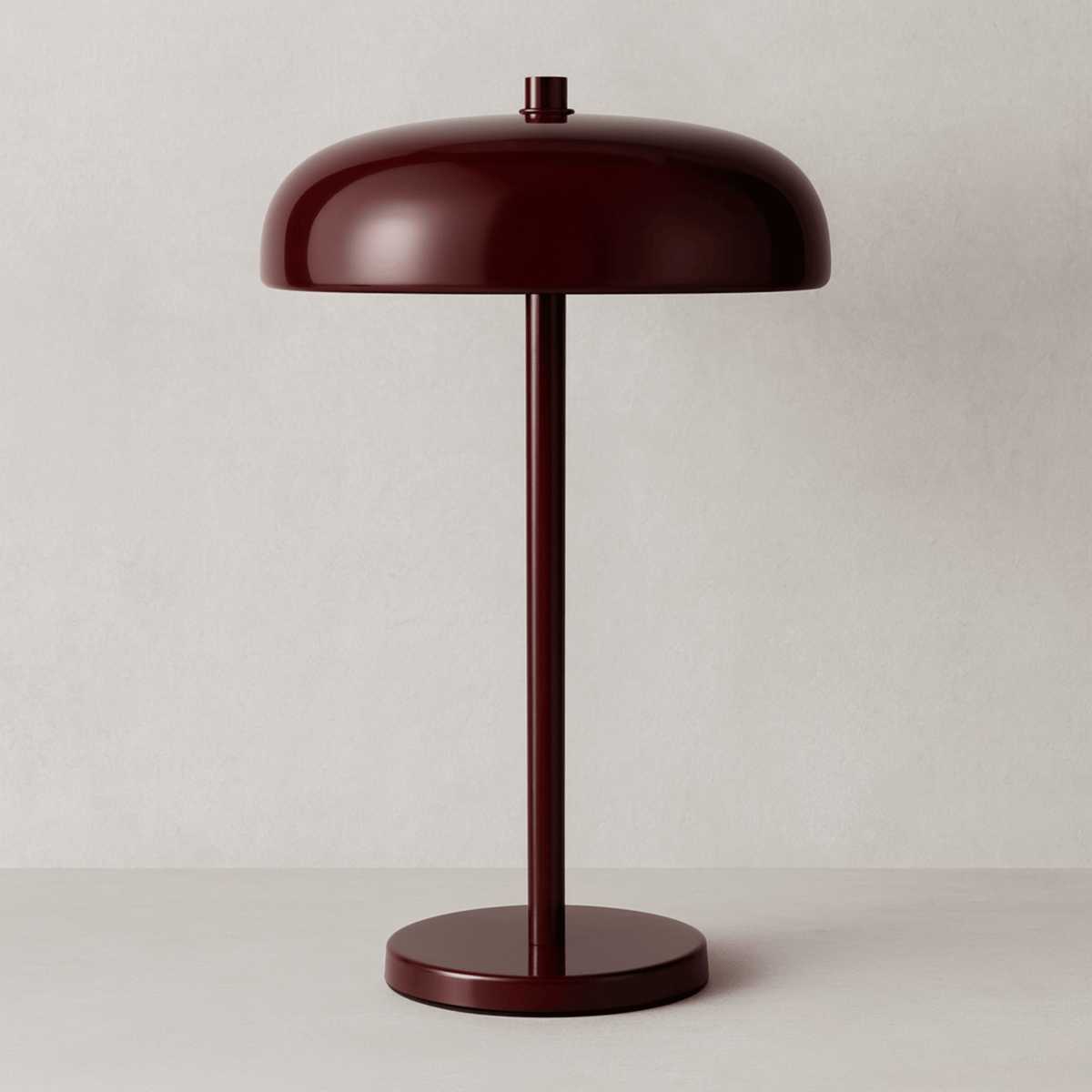 Aveloro Cupola LED-Tischlampe in Weinrot