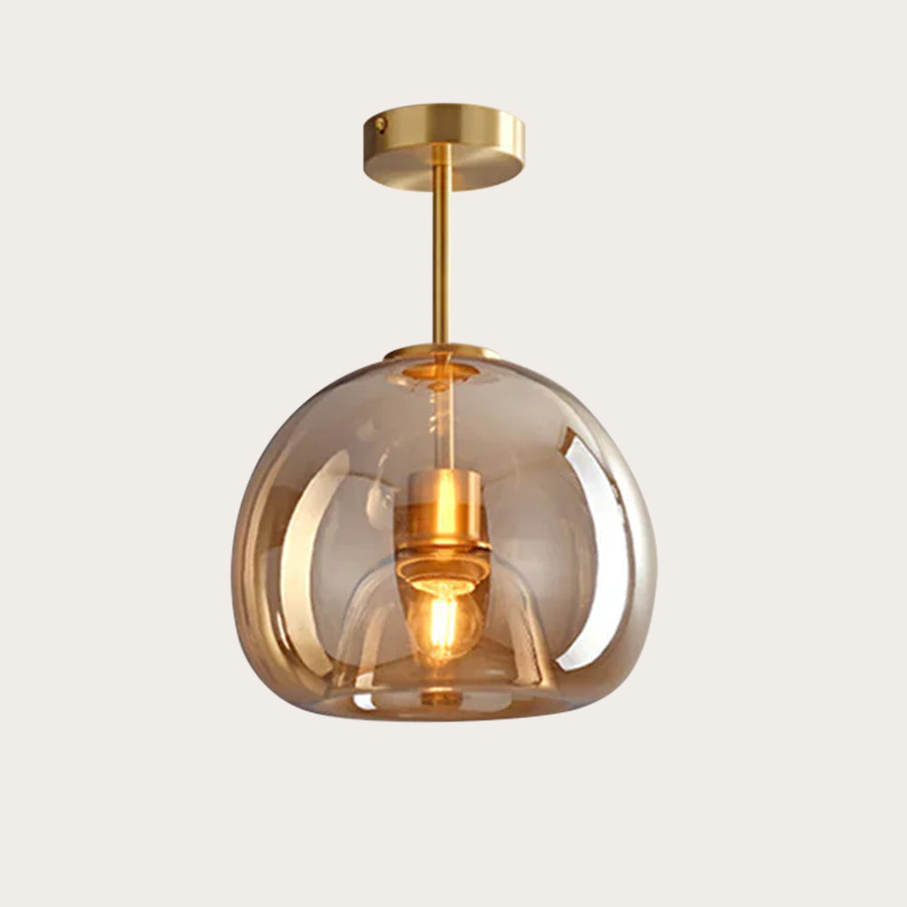 Aveloro Globara Glaskugel-Deckenleuchte in Gold