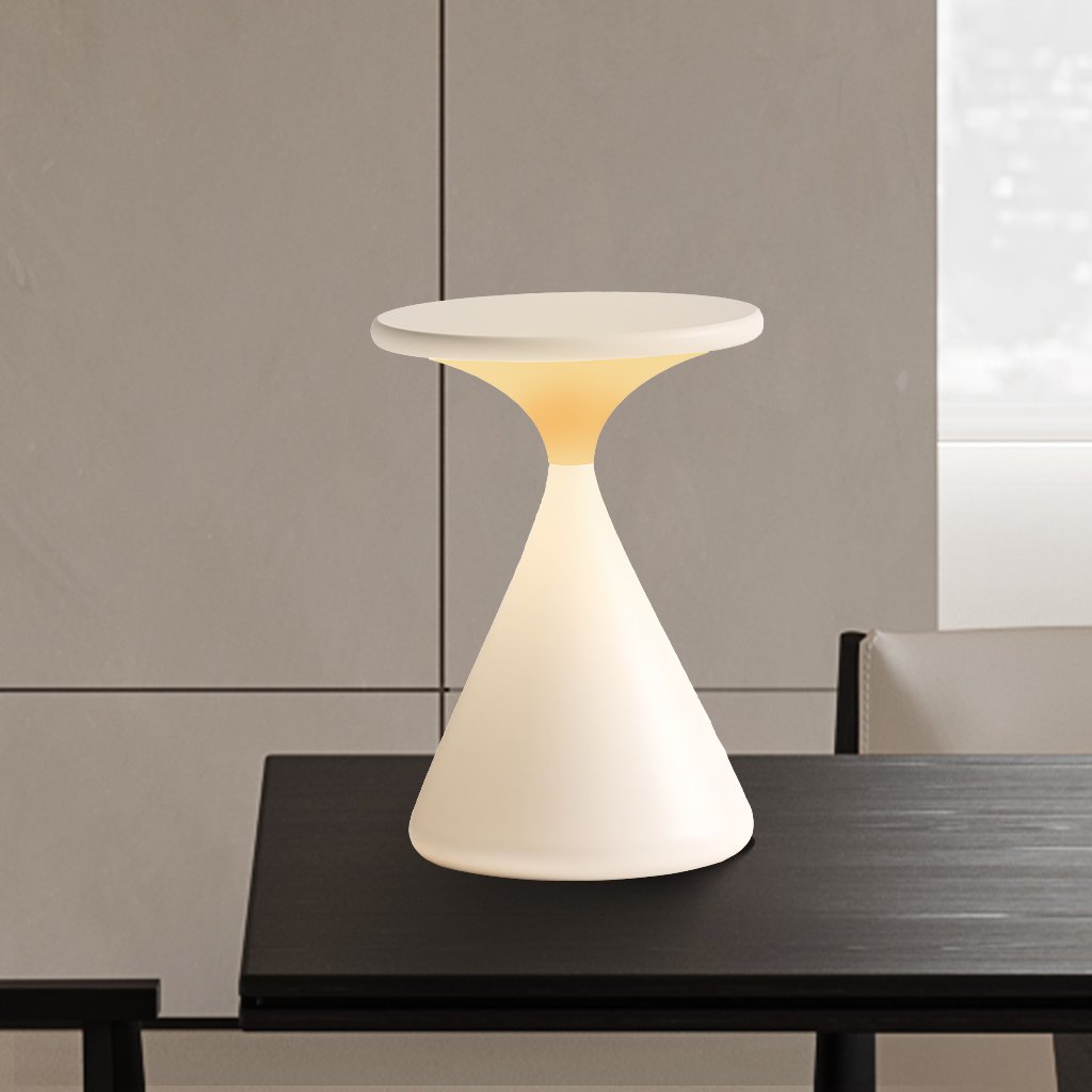 Aveloro Clessia kabellose LED-Tischlampe in Weiß