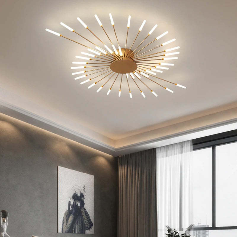 Aveloro Radialux LED-Deckenleuchte in Gold