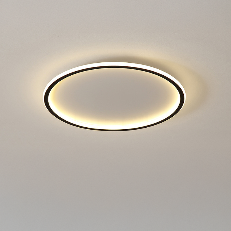 Aveloro Orbelle LED-Deckenleuchte Gesamtansicht Schwarz