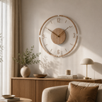 Norell – Skandinavische Wanduhr aus Holz & Acryl