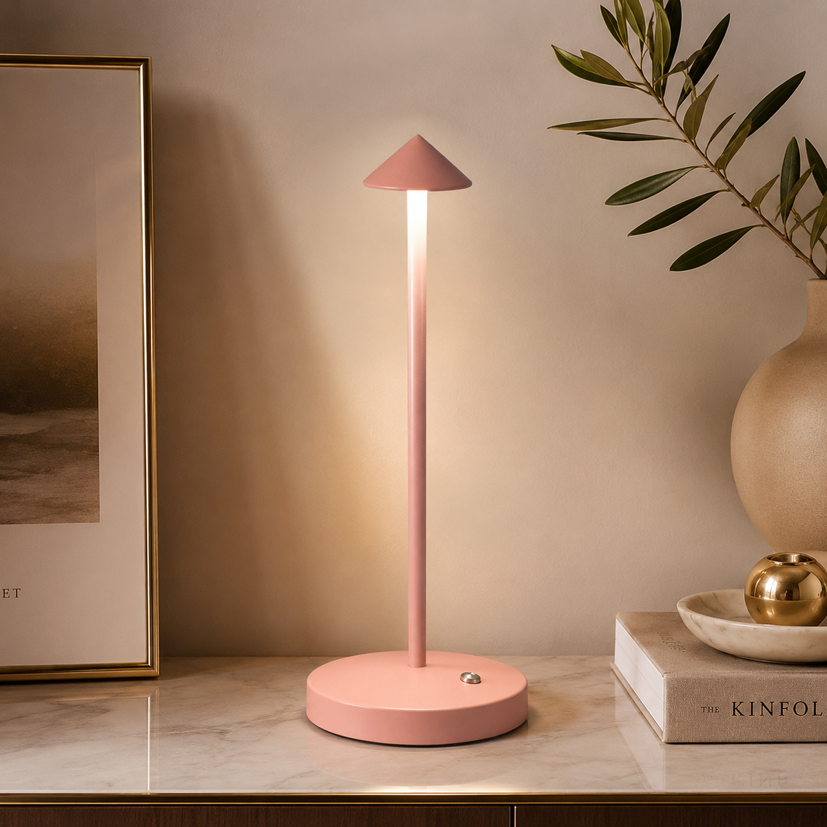 Luniva – Kabellose LED-Tischleuchte mit 3 Lichtfarben