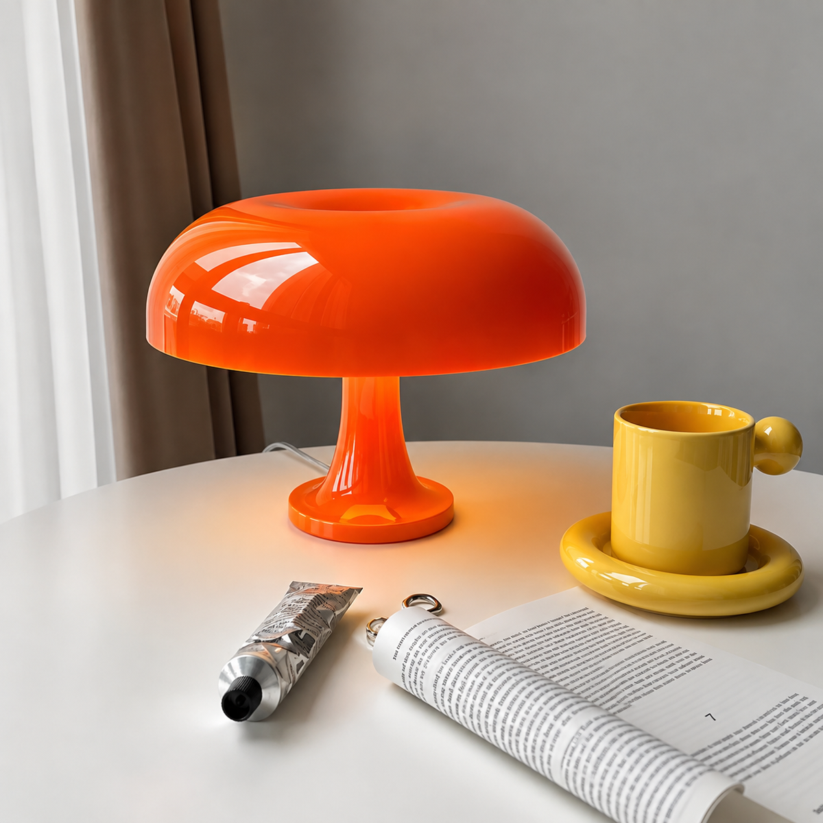 LED Pilzlampe Luméa™ | Moderne Tischlampe & Nachttischlampe