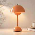Kabellose LED Pilzlampe mit Akku – Tragbare Tischlampe mit Touch