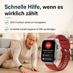 Aveloro Arvo Senioren Smartwatch mit SOS & Telefonfunktion