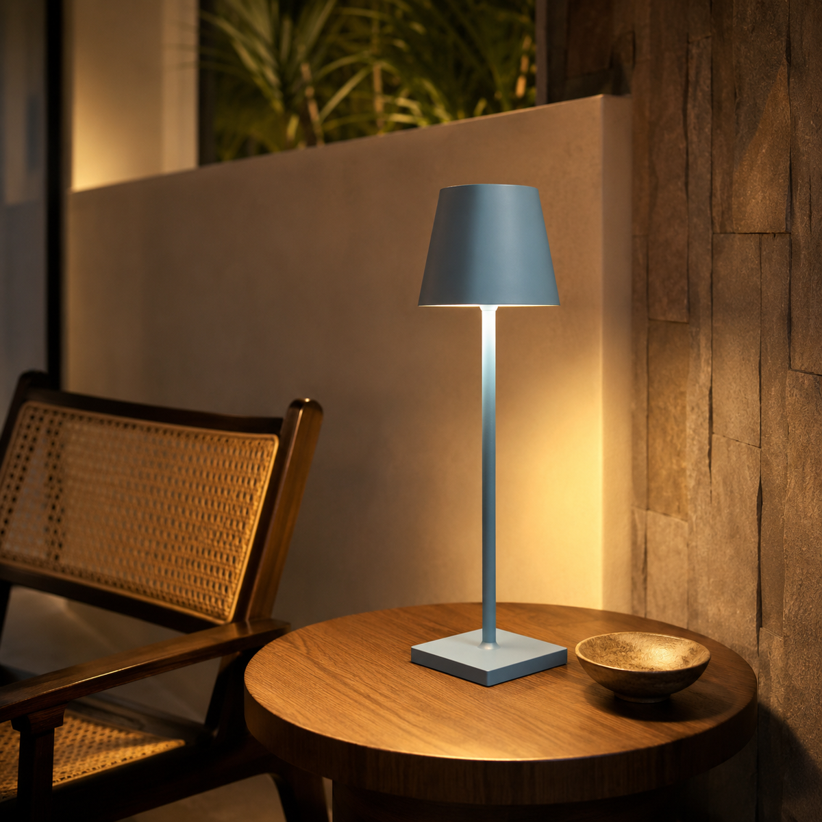 Lumea Akku Tischlampe kabellos & dimmbar aus Metall