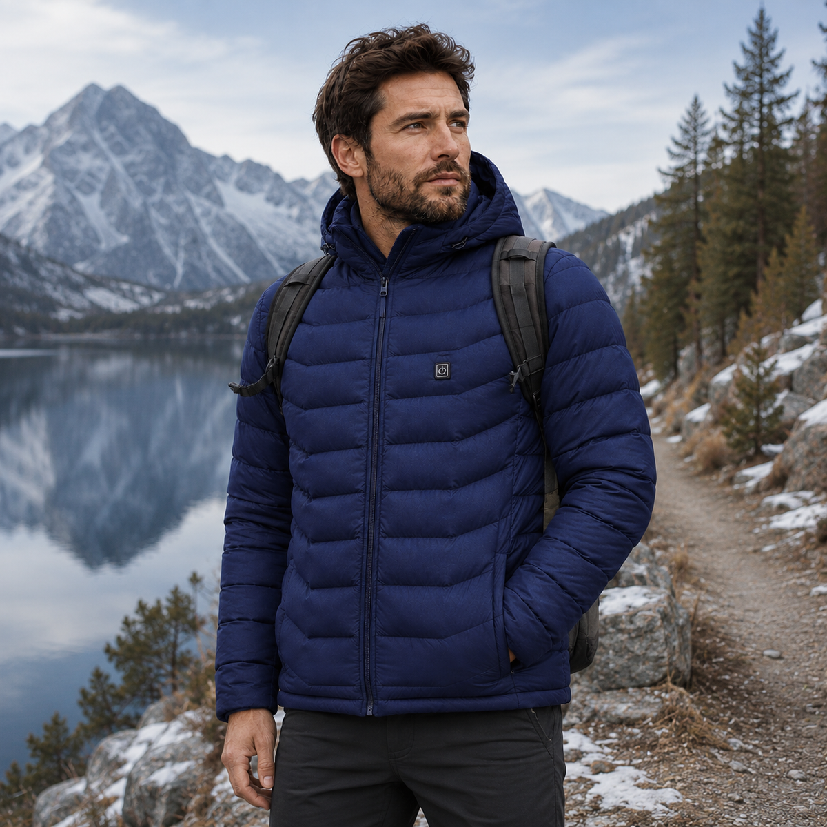 Aveloro HeatCore beheizbare Winterjacke mit abnehmbarer Kapuze