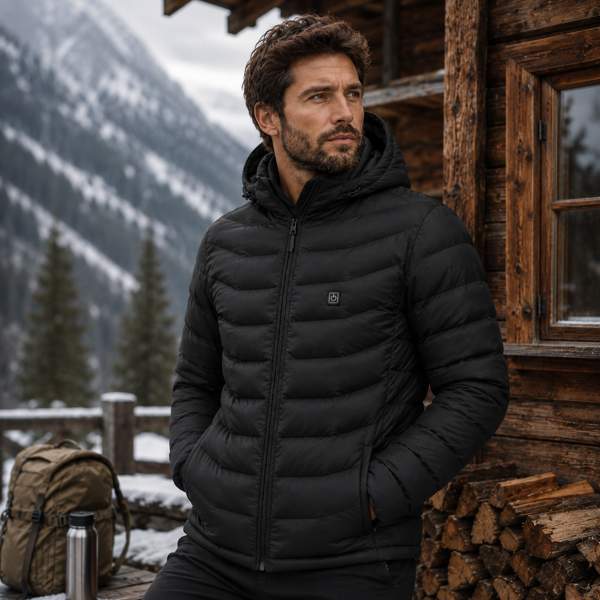 Aveloro HeatCore™ – Beheizbare Winterjacke mit Kapuze