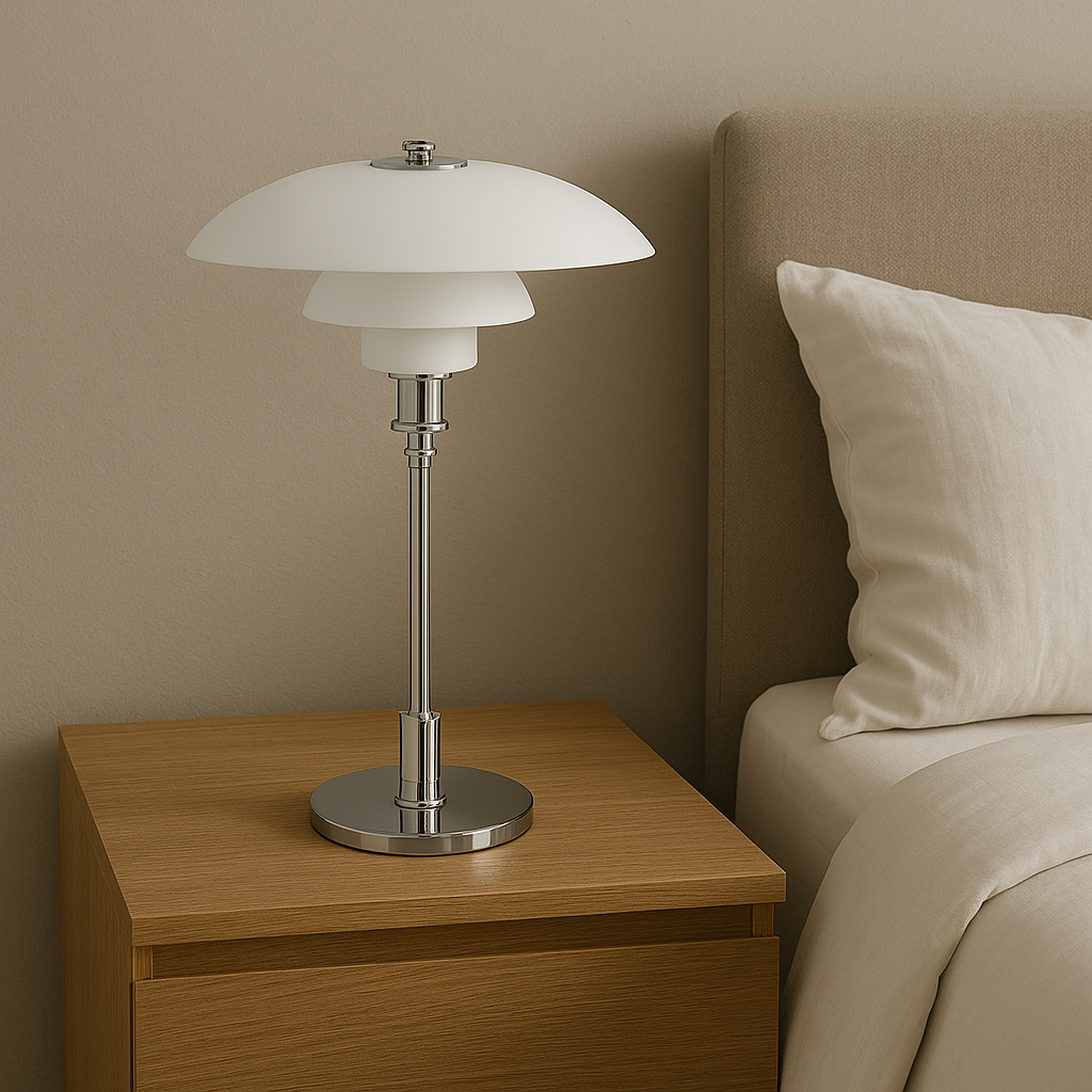 Aveloro Nordelia Tischlampe Detailansicht Dimmschalter