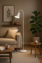 Aveloro Nordvik Stehlampe Detailansicht Holzfuß