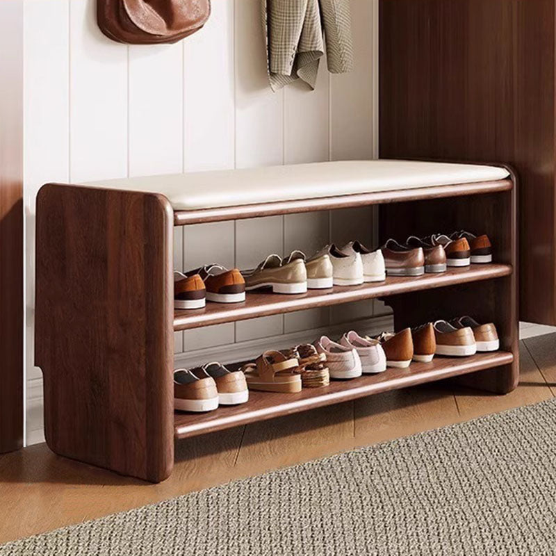 Aveloro Vestibola Schuhbank in Nussbaum, 80 cm
