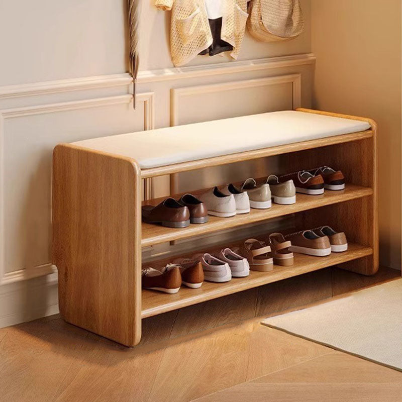 Aveloro Vestibola Schuhbank in Naturholz, 80 cm