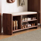Aveloro Vestibola Schuhbank in Nussbaum, 120 cm
