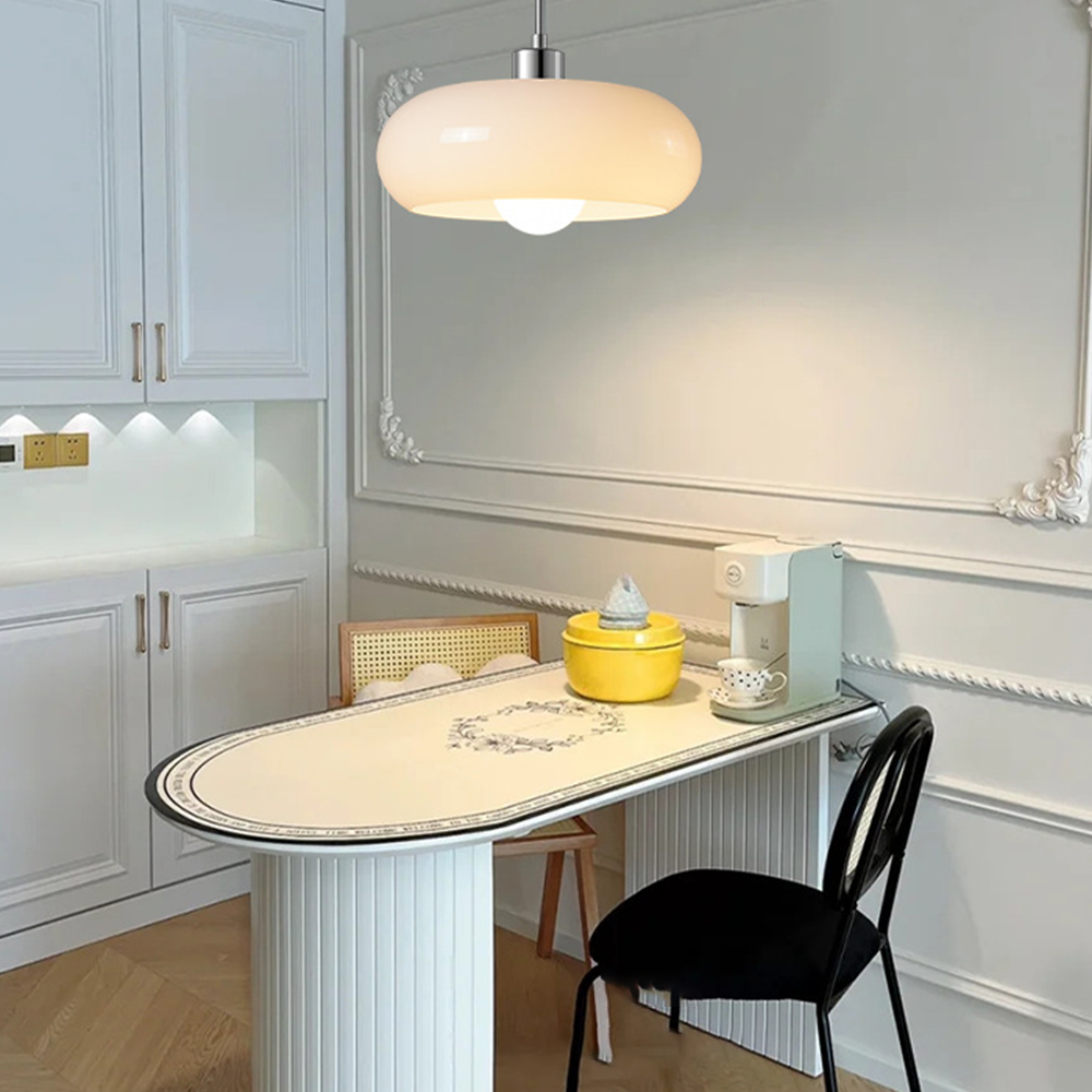 Aveloro Panora Glas-Pendelleuchte Anwendungsbild Schlafzimmer