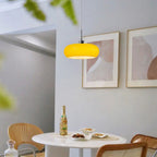 Aveloro Panora Glas-Pendelleuchte Anwendungsbild Wohnzimmer