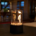 Aveloro Flamora Bioethanol-Tischkamin in Schwarz
