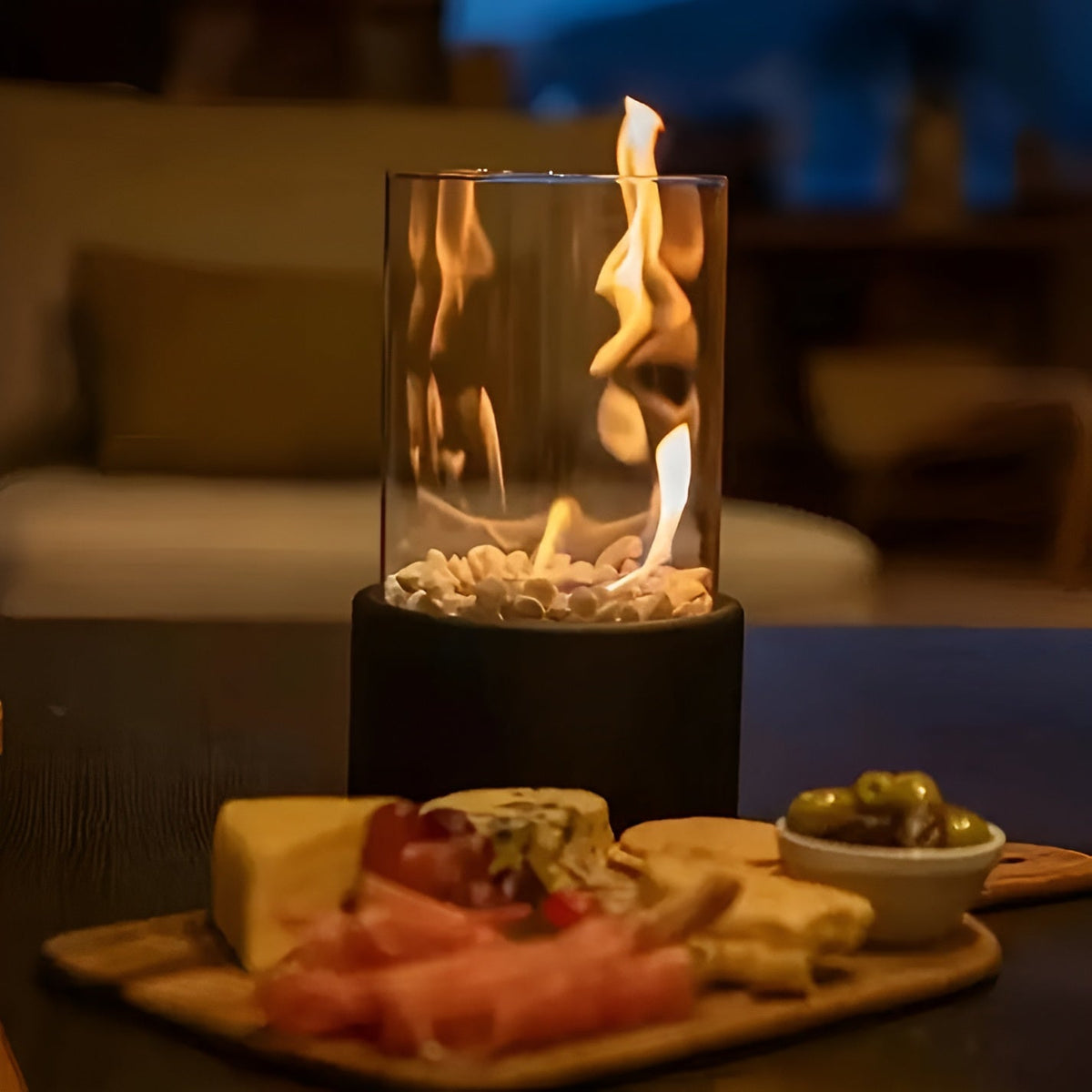 Aveloro Flamora Bioethanol-Tischkamin Flammenbild