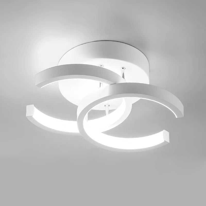 Aveloro Formex LED-Deckenleuchte Weiß Mond Kaltweiß