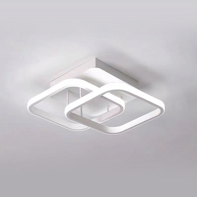 Aveloro Formex LED-Deckenleuchte Weiß Quadrat Kaltweiß
