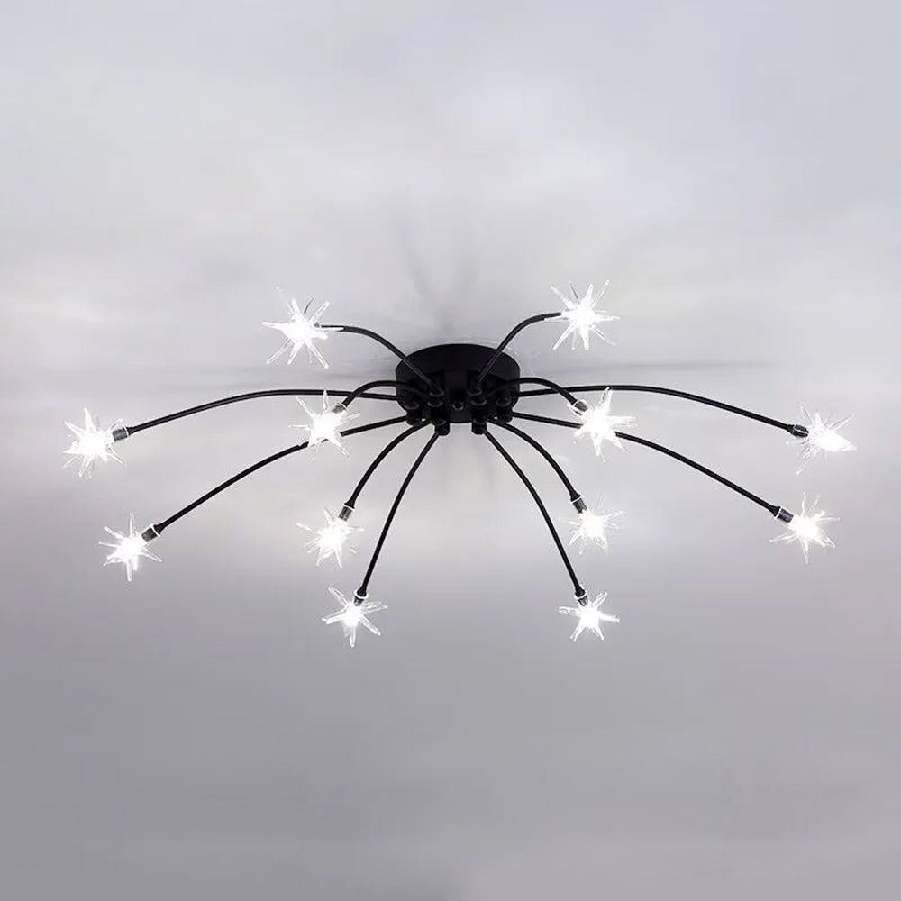 Aveloro Mattera Schwarz 12 Lichtquellen