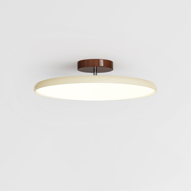 Aveloro Diretto LED-Deckenleuchte Ø30cm Beige