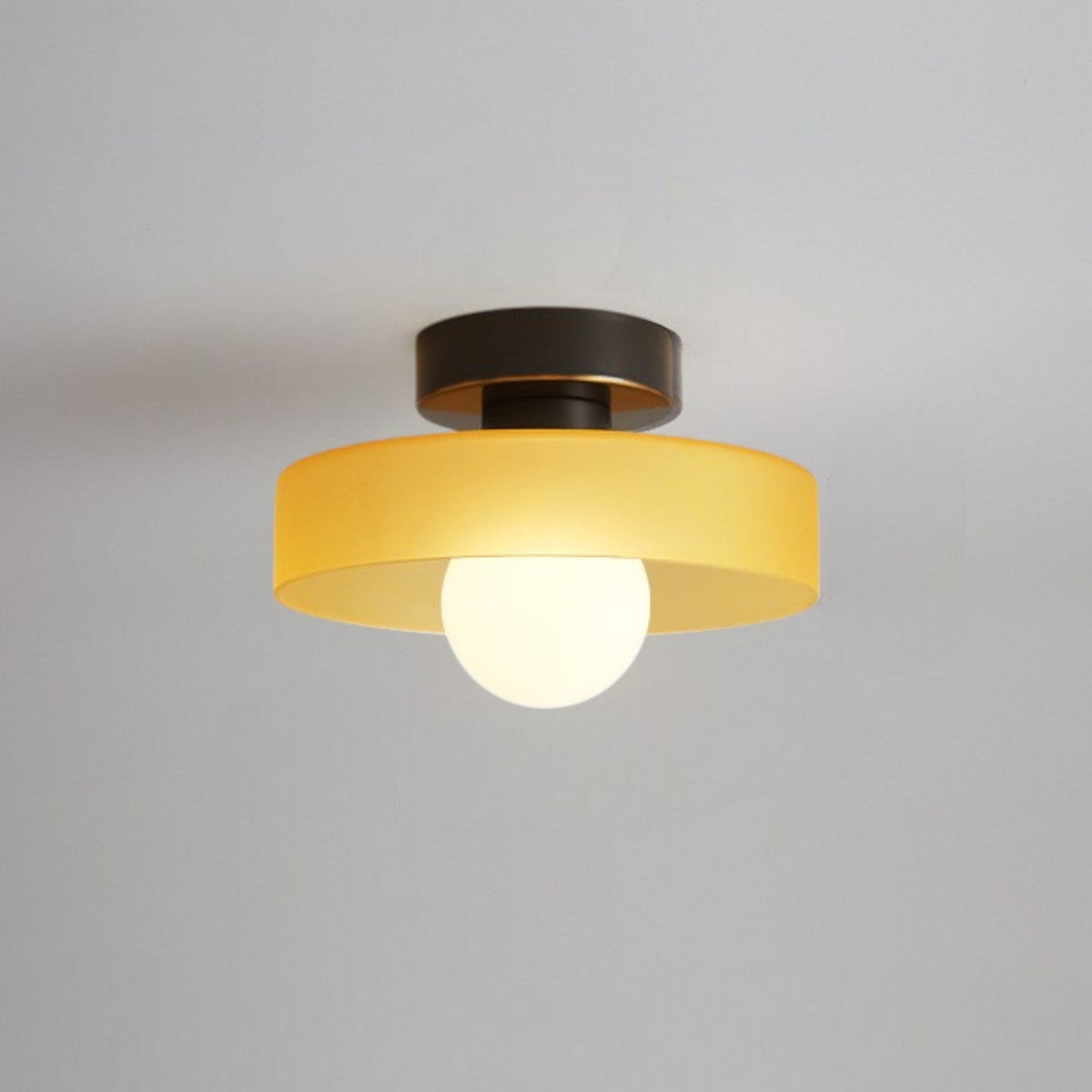 Aveloro Dorelle LED-Deckenleuchte Schwarz/Orange