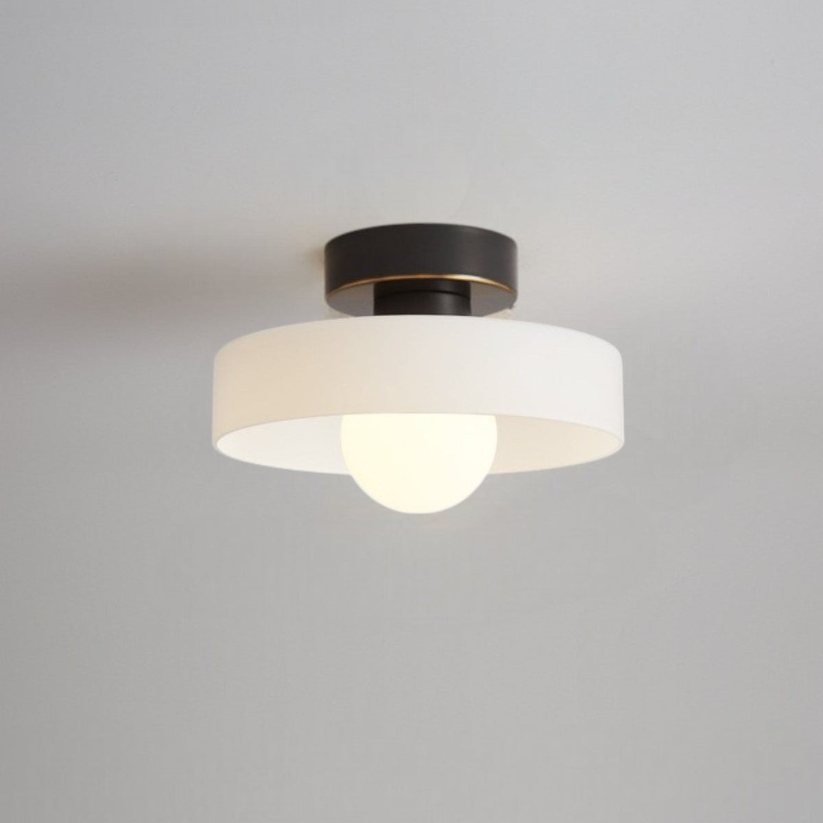 Aveloro Dorelle LED-Deckenleuchte Schwarz/Weiß