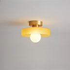 Aveloro Dorelle LED-Deckenleuchte Gold/Orange